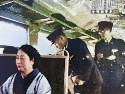 気動車内での車内検札 千葉管内気動車内での車内検札