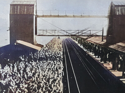 千葉駅ラッシュアワー 国鉄千葉駅ラッシュアワー